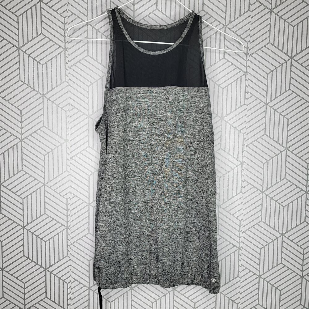 Champion Gray and Black Cinch Tank Top